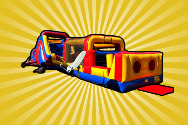 20 Ft Double Curve Water Slide