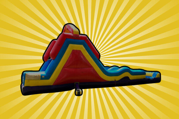 20 Ft Double Curve Water Slide