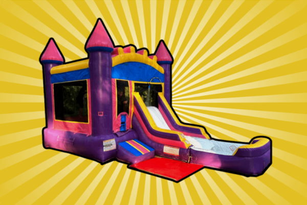 20 Ft Double Curve Water Slide